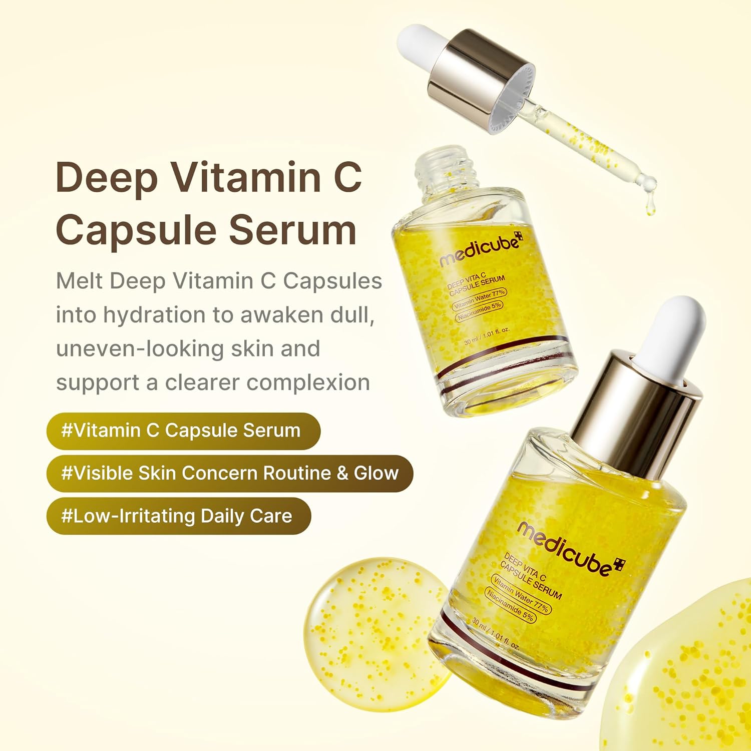 medicube Deep Vita C Capsule Serum 30ml | Korean Skincare