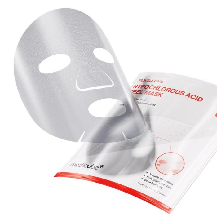 medicube Hypochlorous Acid Peel Mask 13ml | Korean Skincare (3 Sheets)