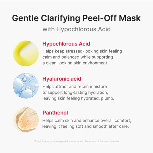 medicube Hypochlorous Acid Peel Mask 13ml | Korean Skincare (3 Sheets)