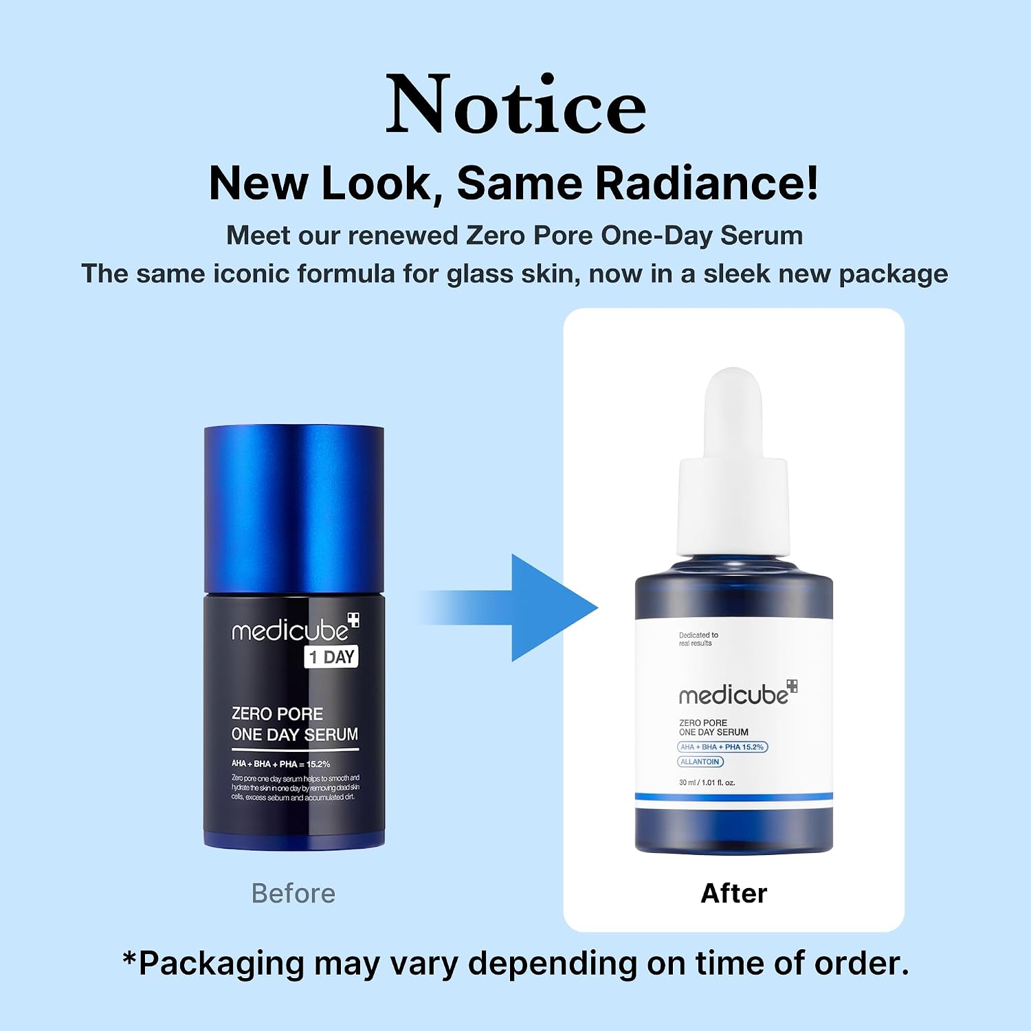 medicube Zero Pore One-day Serum 30ml | Korean Skincare