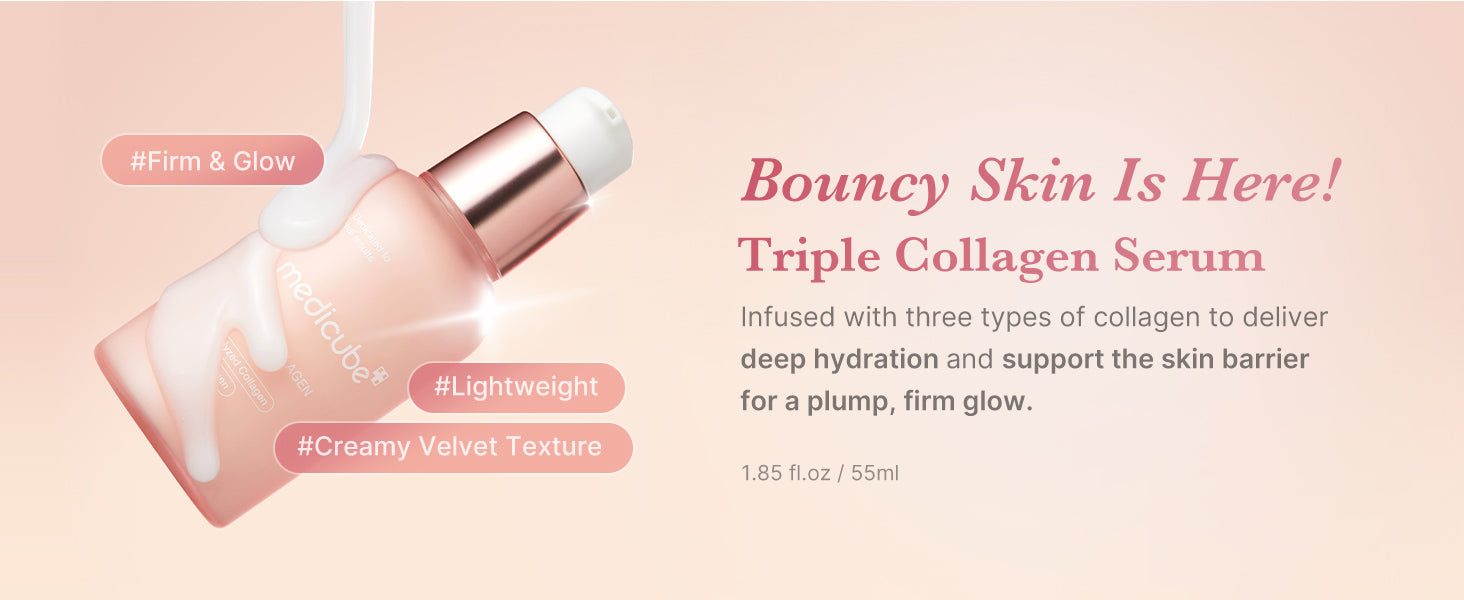 medicube Triple Collagen Serum 55ml, Korean Skin Care