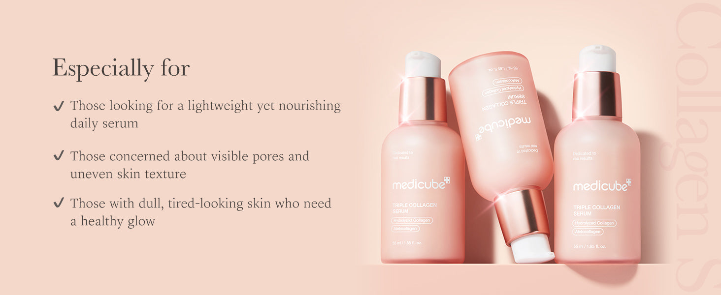 medicube Triple Collagen Serum 55ml, Korean Skin Care