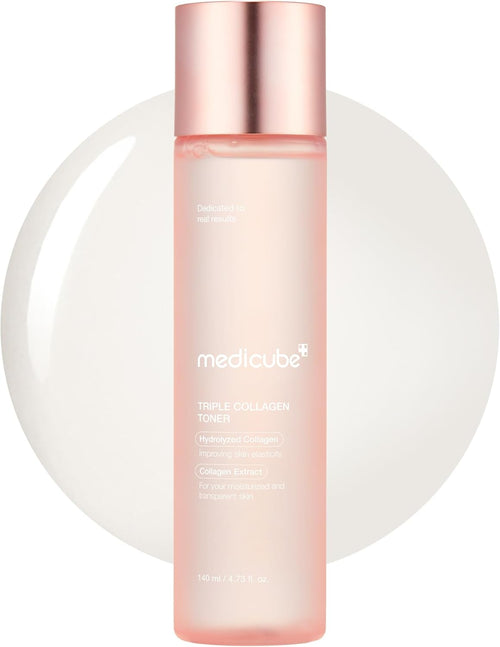 medicube Triple Collagen Toner 140ml, Korean Skin Care