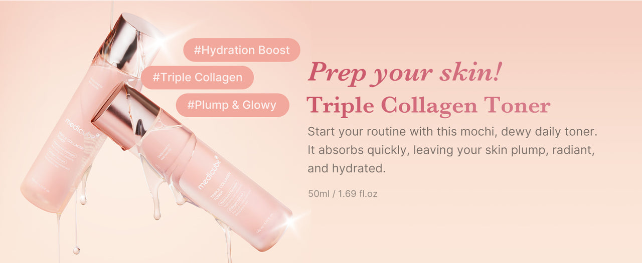 medicube Triple Collagen Toner 140ml | Korean Skin Care