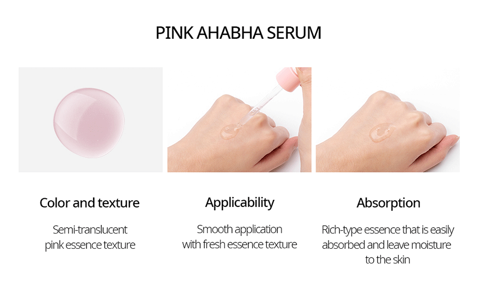 NACIFIC Pink AHA BHA Face Serum 50ml，Korean Skin care