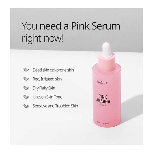 NACIFIC Pink AHA BHA Face Serum 50ml，Korean Skin care