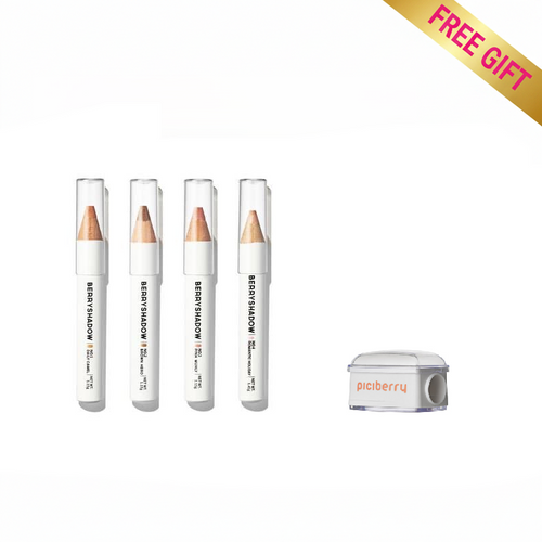 piciberry Berry Shadow 1.15g ,Sharpener Included,Korean Makeup