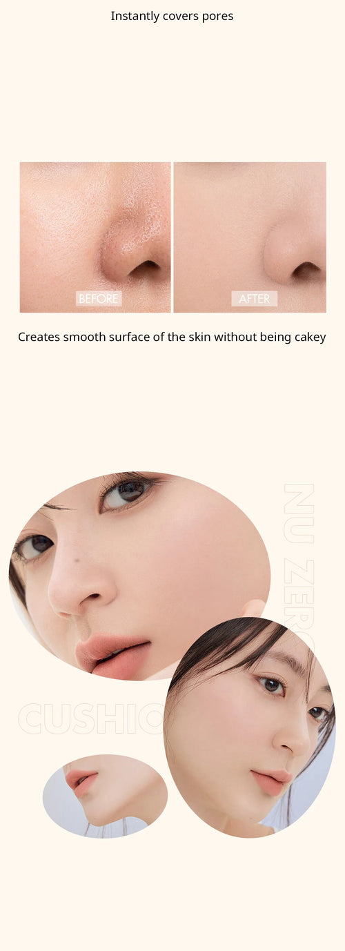 Rom&nd Nu Zero Cushion 15g, Korean Makeup