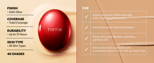 TIRTIR Mask Fit Red Cushion Foundation 18g| Korean Makeup