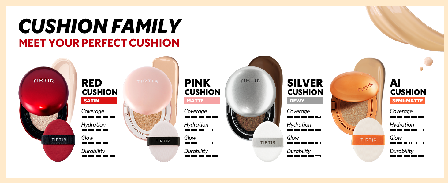 TIRTIR Mask Fit Red Cushion Foundation 18g| Korean Makeup