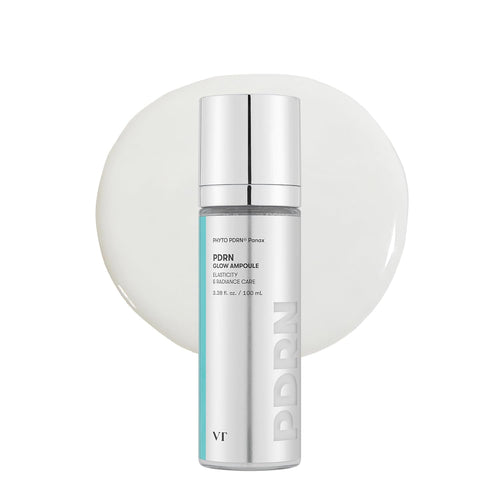 VT COSMETICS PDRN Glow Ampoule,Korean SkinCare (3.38 fl oz / 100 ml)