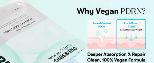 VT COSMETICS PDRN Hydrogel Mask (33gx4ea),Korean Skincare, Korean Gel Mask