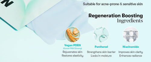 VT COSMETICS PDRN Hydrogel Mask (33gx4ea),Korean Skincare, Korean Gel Mask