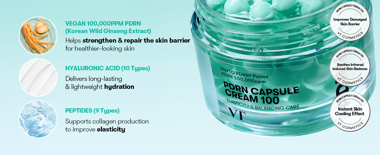 VT PDRN Capsule Cream 100 50ml, Korean Skin Care