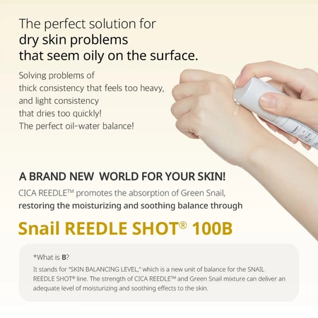 VT Snail Reedle Shot 100B 50ml, Korean Skin Care