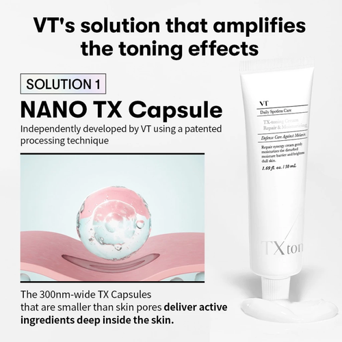 VT TX-Toning Cream 50ml, Korean Skin Care