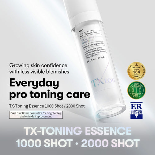VT TX Toning Essence Shot 30ml, Korean Skin Care