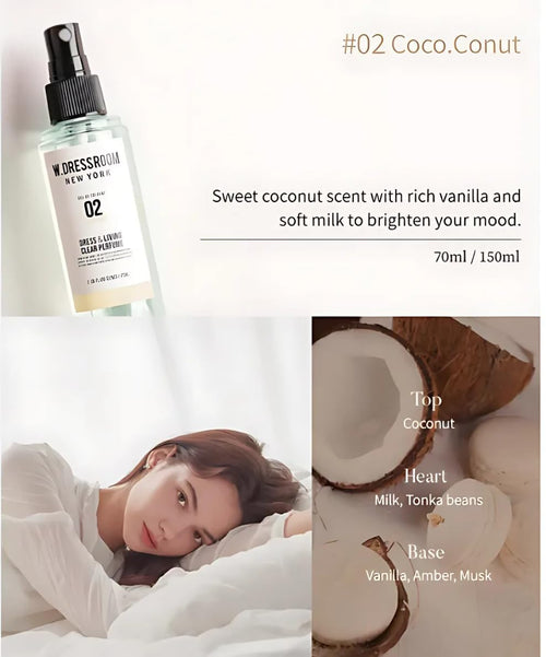 W.DRESSROOM Dress & Living Clear Perfume (2.36 oz) | Korean Furniture & Home Decor