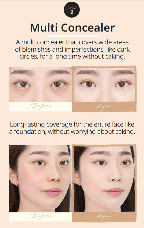 wakemake Defining Cover Concealer SPF30 / PA++ 6ml