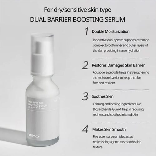 celimax Dual Barrier Skin Boosting Serum 30ml