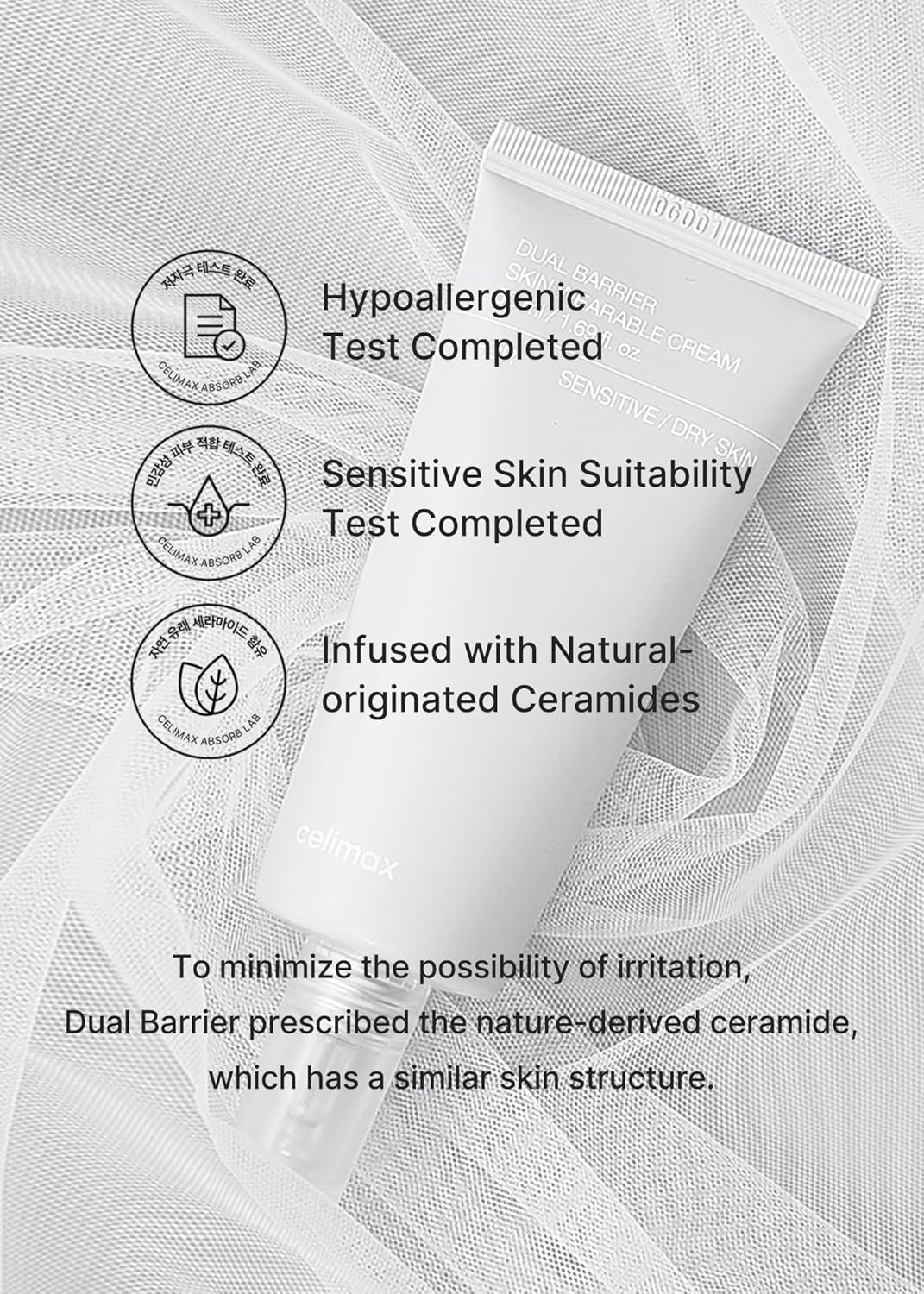 celimax Dual Barrier Skin Wearable Cream 50ml