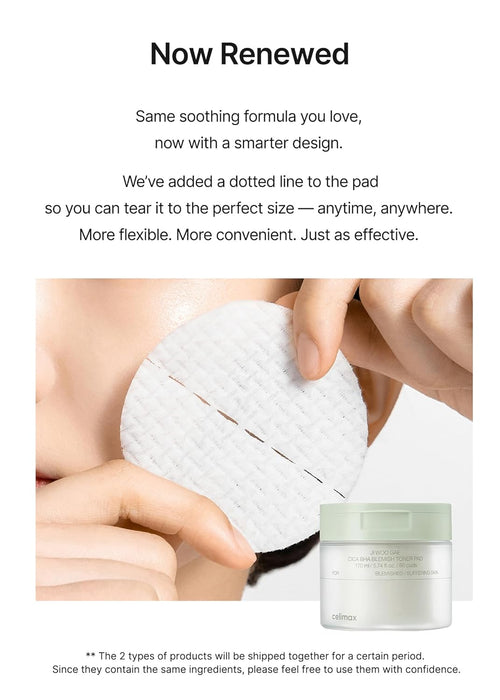 celimax Ji.Woo.Gae CICA BHA Blemish Toner Pad 60 Pads