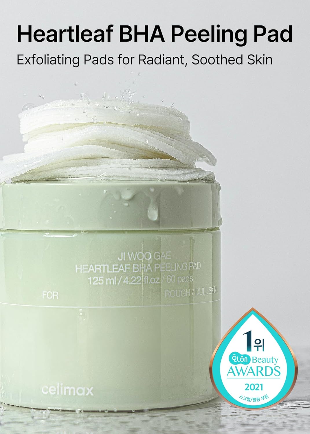 celimax Ji.Woo.Gae Heartleaf BHA Peeling Pad 60 Pads