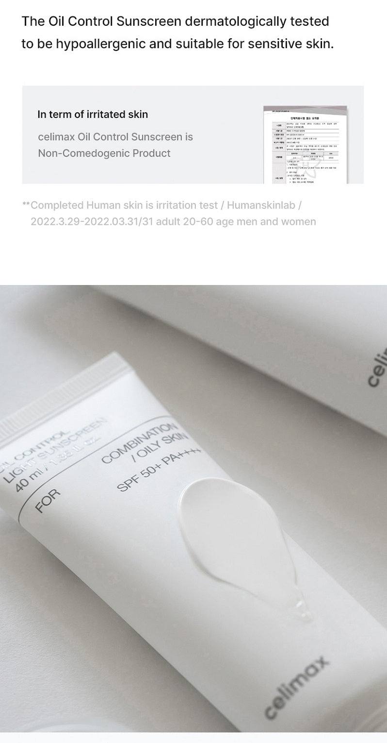 celimax Oil Control Light Sunscreen 40ml
