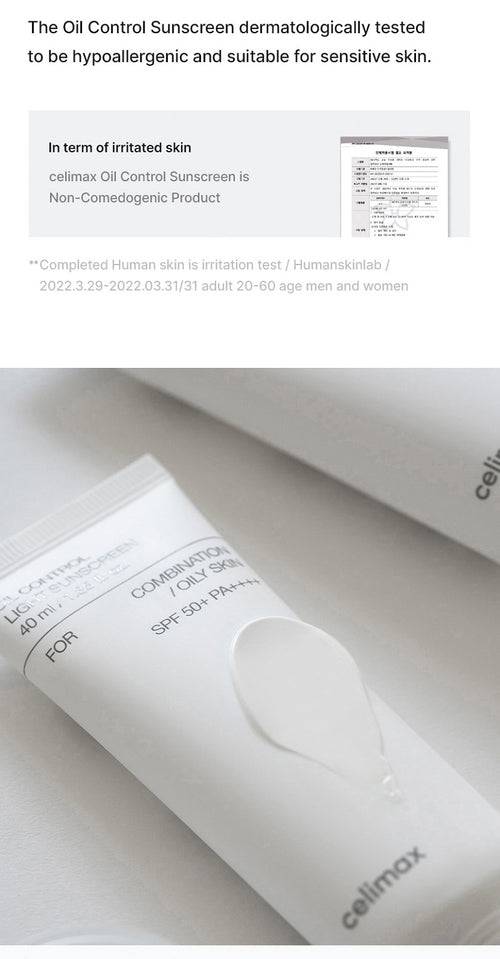 celimax Oil Control Light Sunscreen 40ml