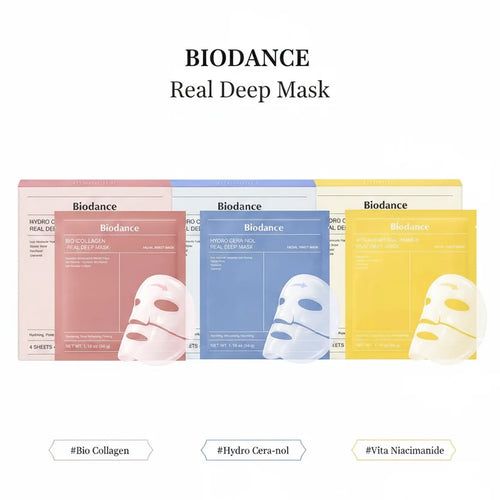 Biodance Bio-Collagen Real Deep Mask 34g x 4ea | Korean Skin Care