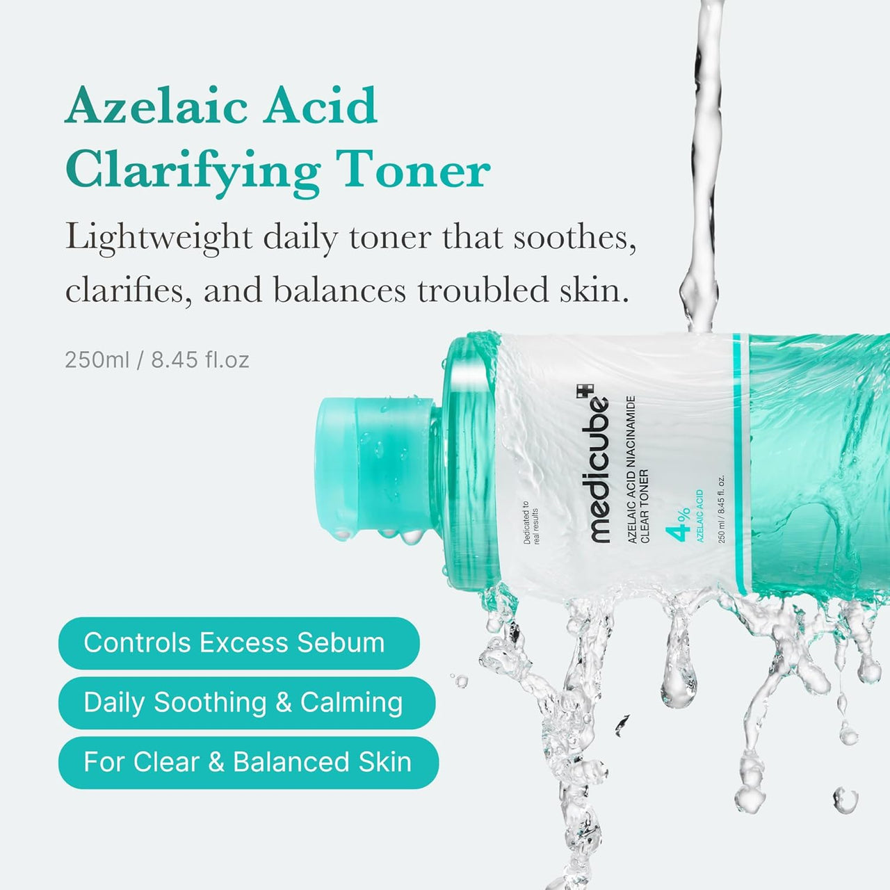 medicube Azelaic Acid Niacinamide Clear Toner 250ml | Korean Skin Care