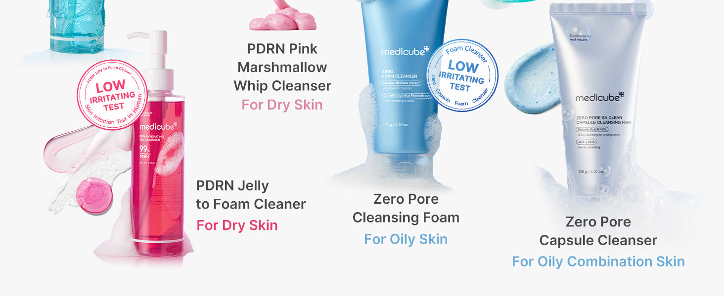 medicube Azelaic Acid Niacinamide Deep Clean Foam Cleanser 120g, Korean Skin Care
