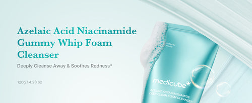 medicube Azelaic Acid Niacinamide Deep Clean Foam Cleanser 120g, Korean Skin Care