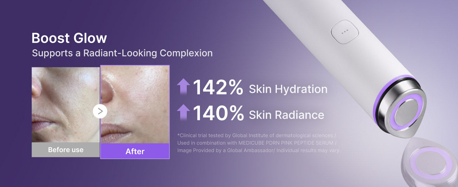 medicube Booster Pro Mini Plus | Affordable At-Home Facial Device for Beginners - Portable Glow Booster for Glass Skin, Boosting Skin Care Absorption, Skincare for Teens, Korean Skin Care