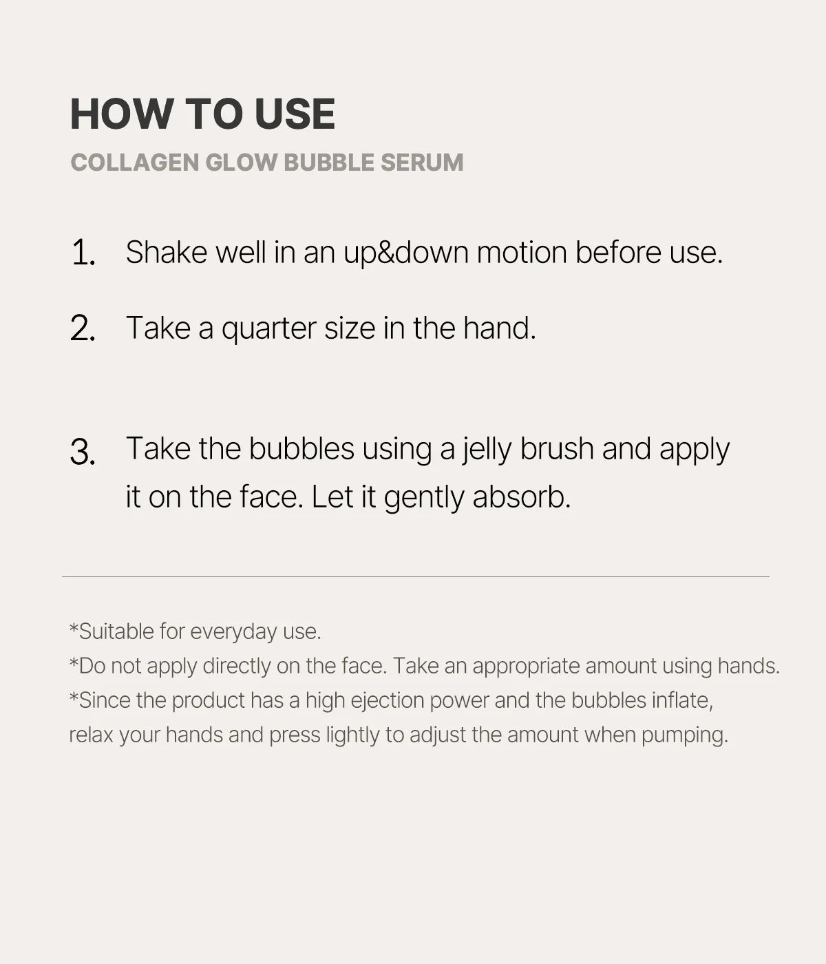 medicube Collagen Glow Bubble Serum 100ml | Korean Skincare