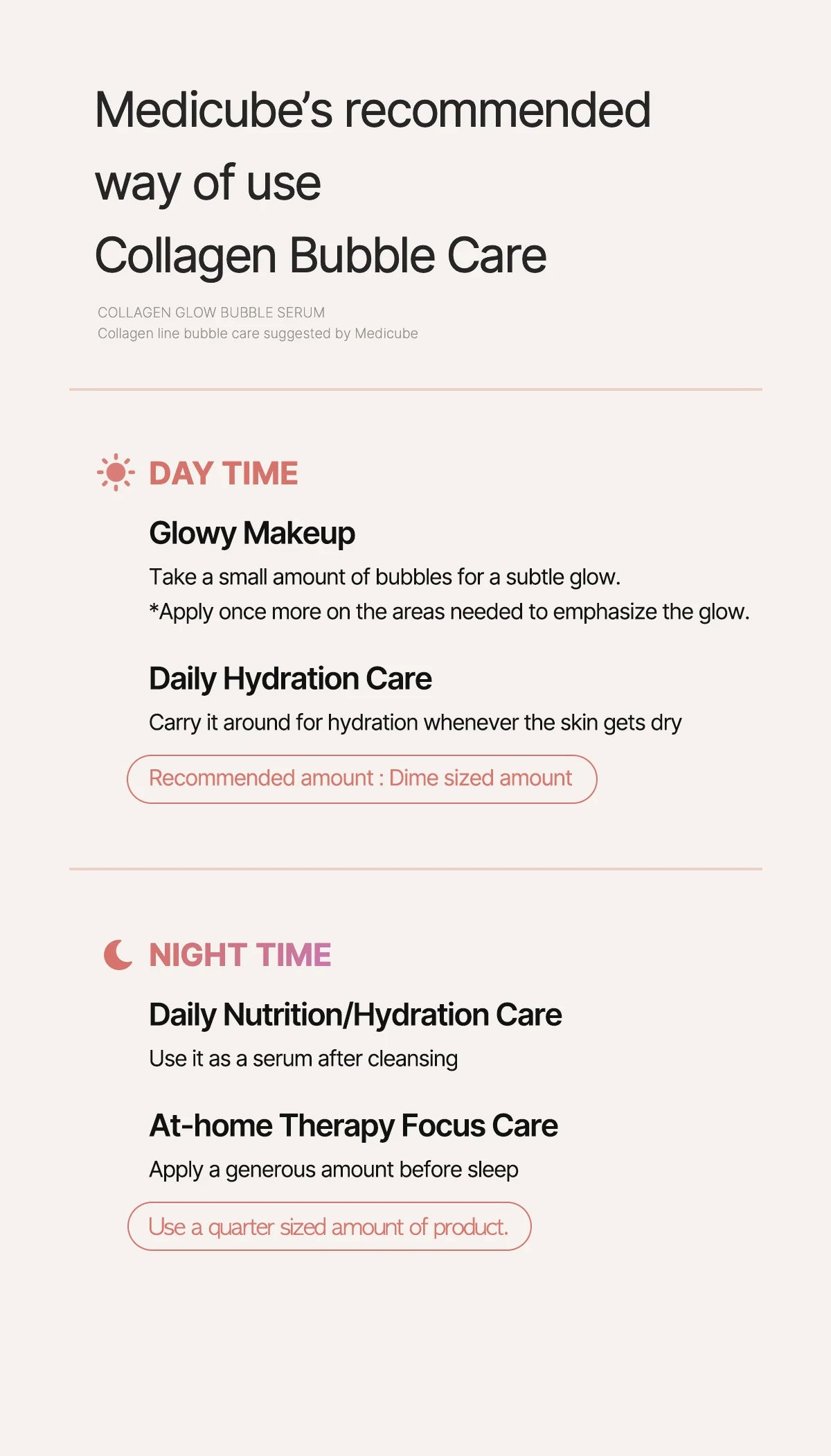 medicube Collagen Glow Bubble Serum 100ml | Korean Skincare