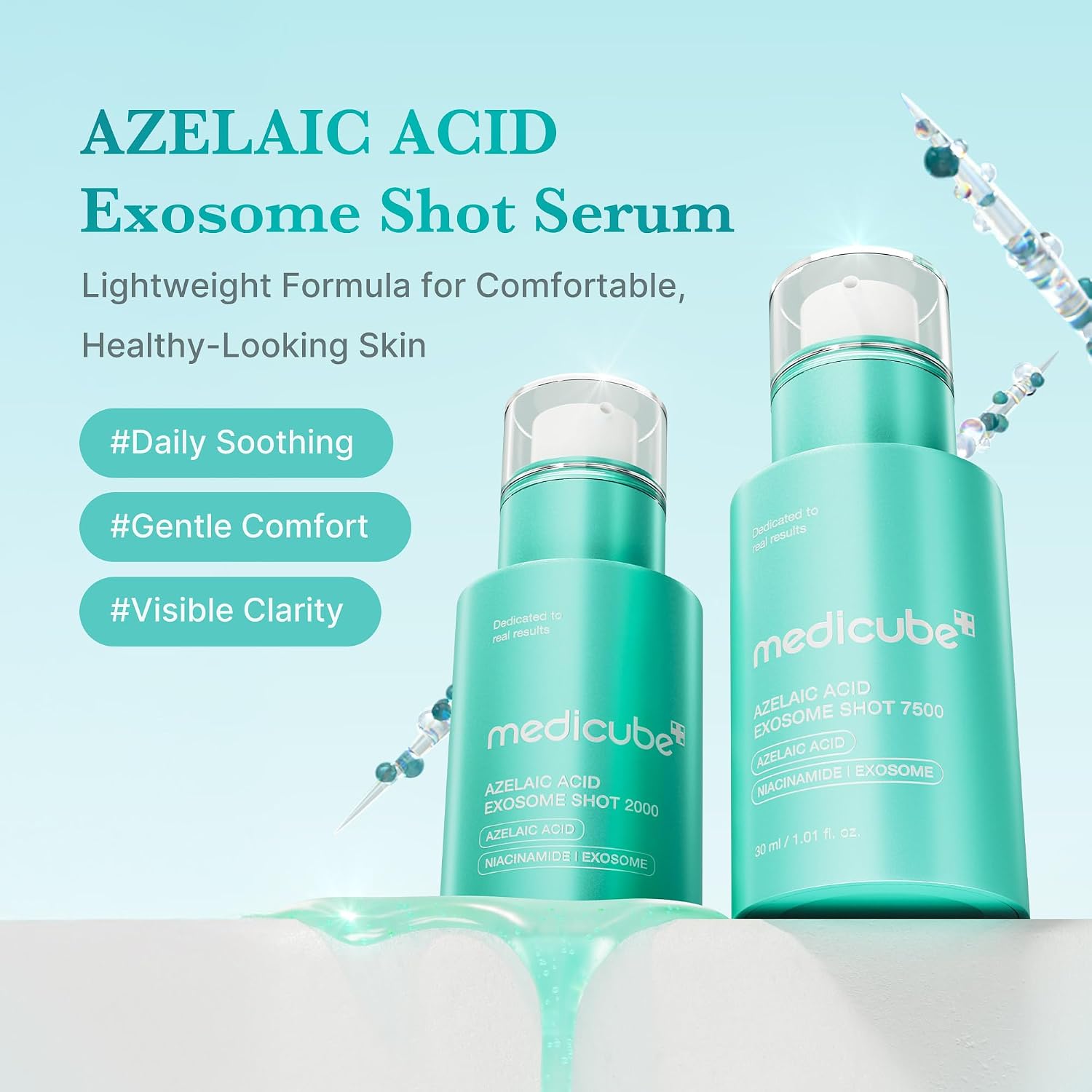 medicube Exosome Shot Azelaic Acid Spicule Facial Serum 30ml | Korean Skin Care