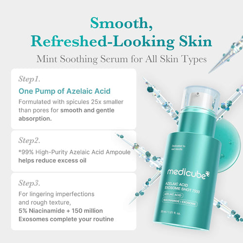 medicube Exosome Shot Azelaic Acid Spicule Facial Serum 30ml | Korean Skin Care