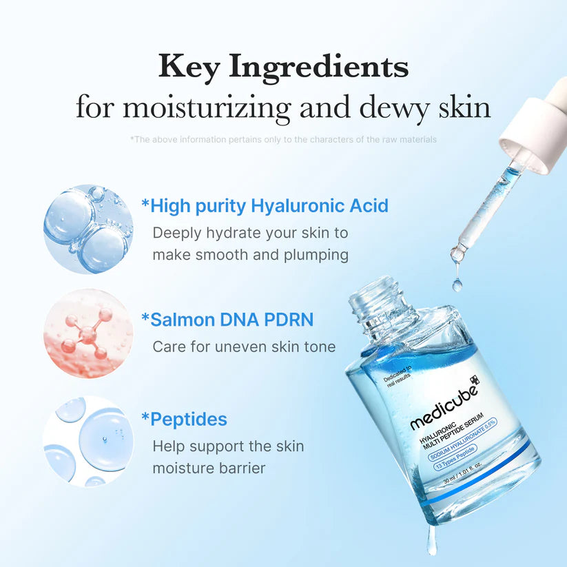 medicube Hyaluronic Multi Peptide PDRN Serum 30ml | Korean Skincare
