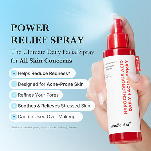medicube Hypochlorous Acid Daily Facial Spray 125ml, Korean Skin Care