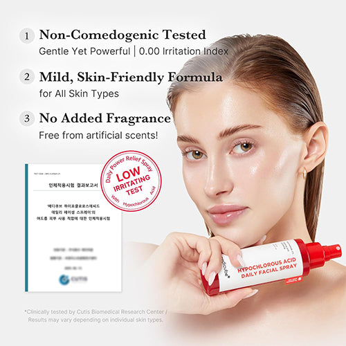 medicube Hypochlorous Acid Daily Facial Spray 125ml, Korean Skin Care
