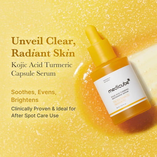 medicube Kojic Acid Turmeric Niacinamide Clarifying Capsule Serum 30ml | Korean Skincare