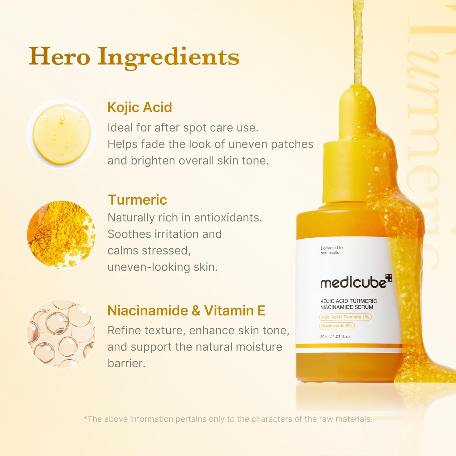 medicube Kojic Acid Turmeric Niacinamide Clarifying Capsule Serum 30ml | Korean Skincare