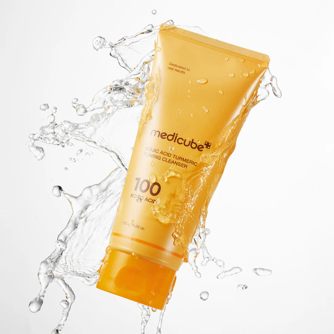 medicube Kojic Acid Turmeric Toning Cleanser 120g, Korean Skin Care