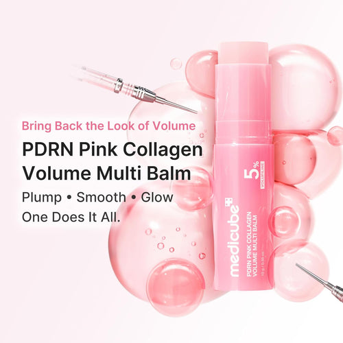 medicube PDRN Pink Collagen Volume Multi Balm 10g | Face & Body Balm Stick | Korean Skincare