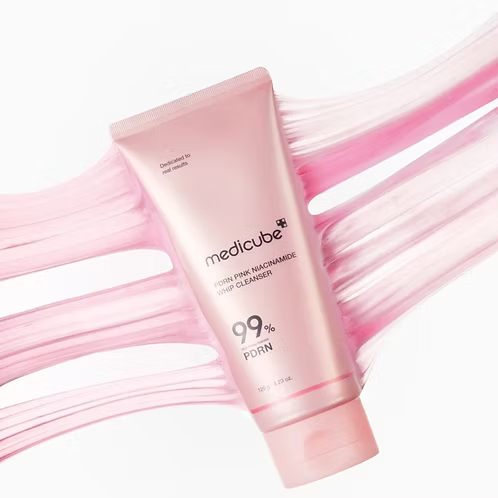 medicube PDRN Pink Niacinamide Whip Cleanser 120g, Korean Skin Care
