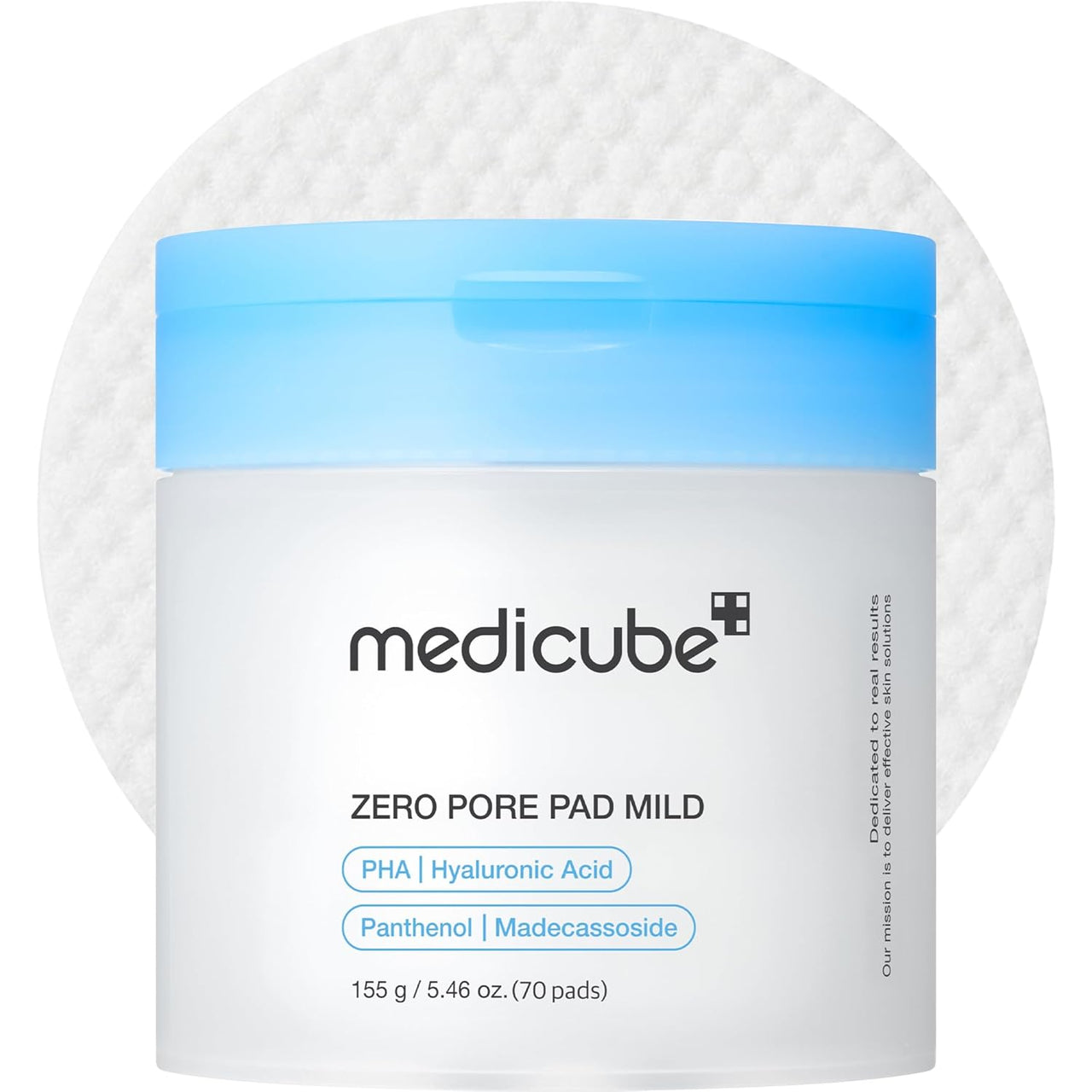 medicube Zero Pore Pad Mild 2.0 | Gentle Exfoliating Korean Skincare