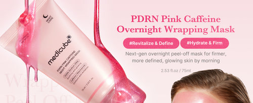 medicube Wrapping Mask PDRN Caffeine Overnight Peel Off Mask 75ml | Korean Skin Care