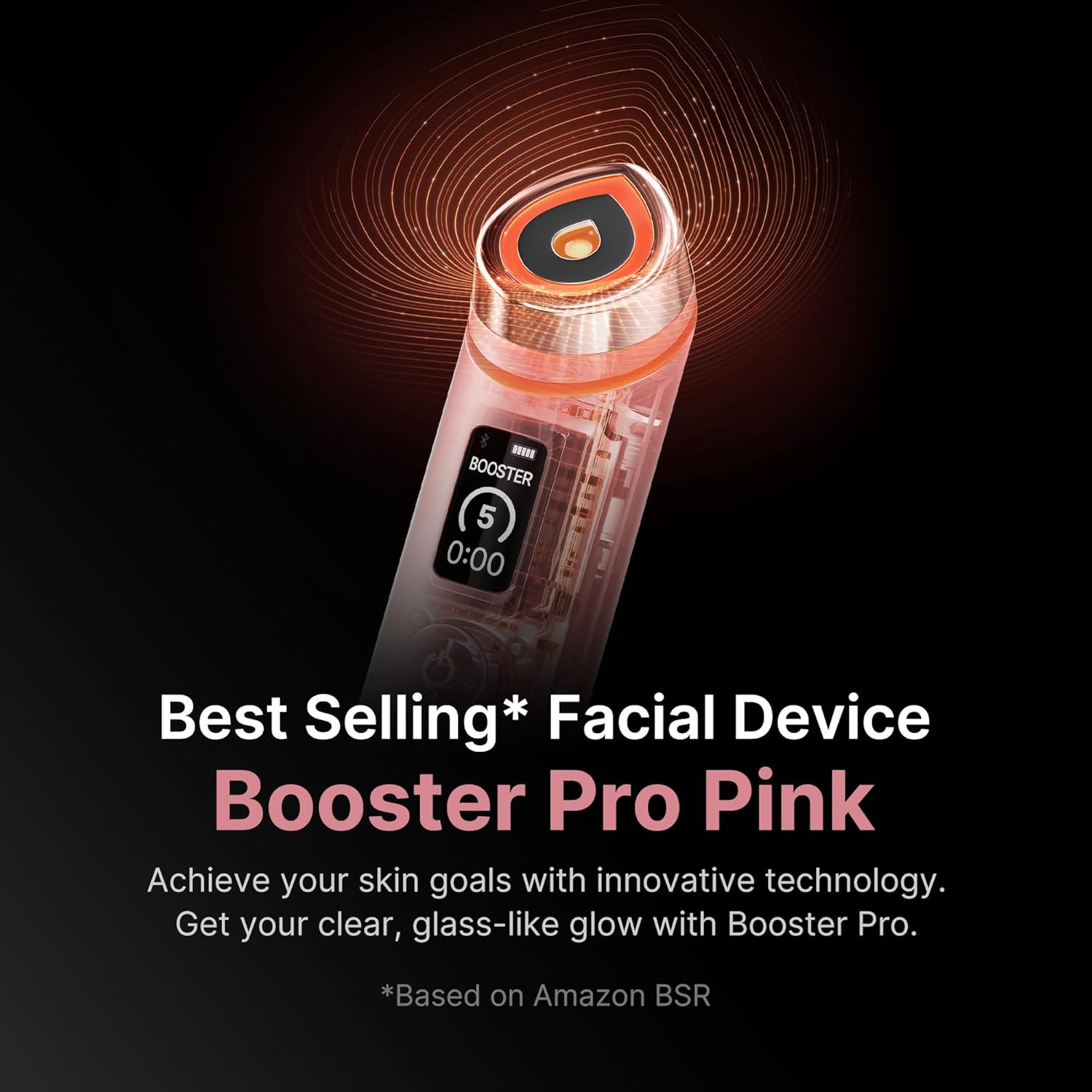 medicube Booster Pro | 6-in-1 Real Glass Glow Beauty Massager | Korean Skin Care
