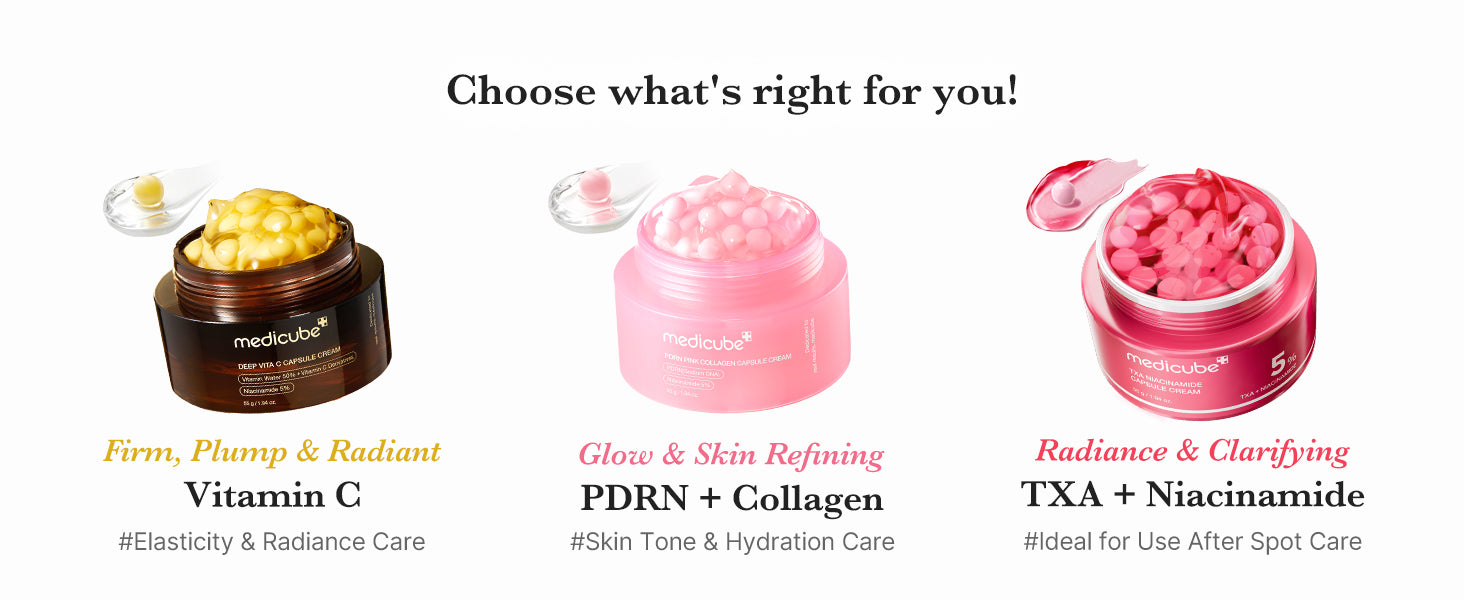 medicube Capsule Cream with TXA + Niacinamide 55g| Korean Skin Care